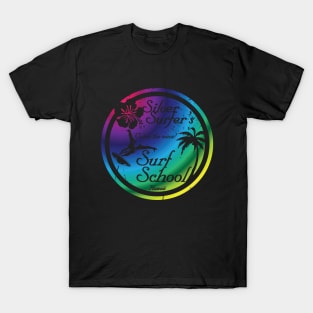 SILVER SURFER SURFSCHOOL RAINBOW VERSION T-Shirt